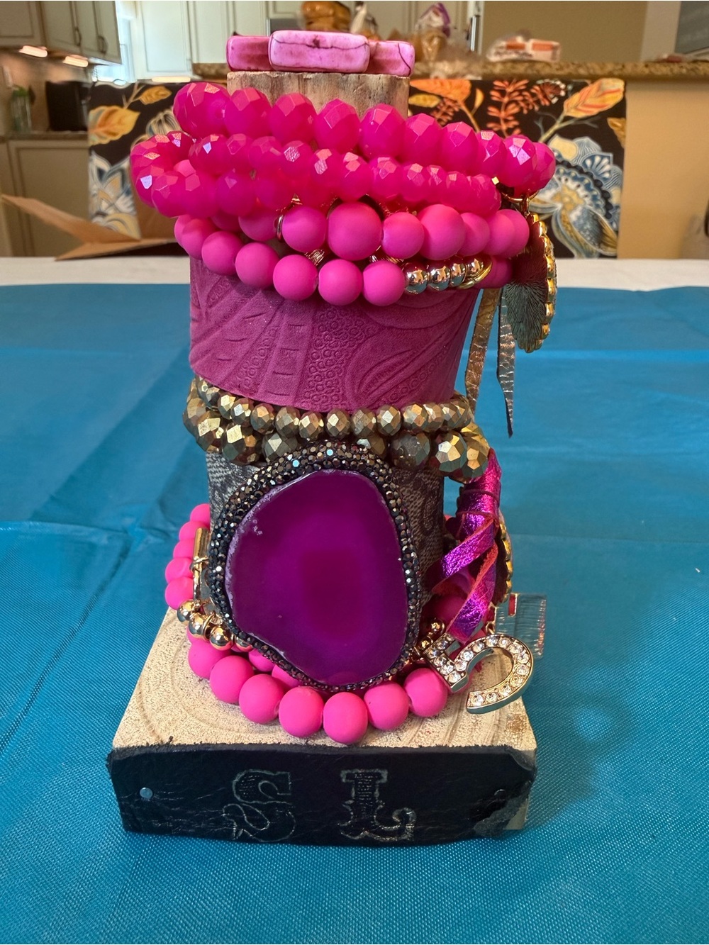 Pink Is Life Designer Jumbo Sandra Stack